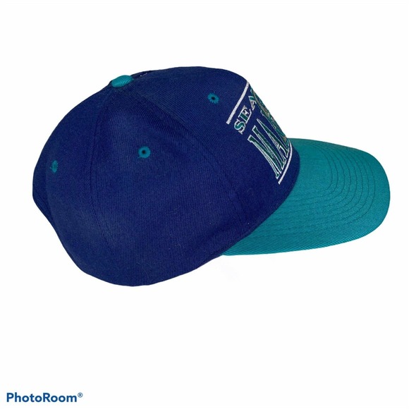 Vintage Seattle Mariners Hat Drew Pearson SnapBack - Picture 3 of 7